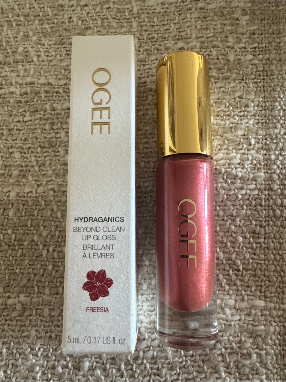 OGEE Hydraganics Beyond Clean Lip Gloss — Freesia Pink